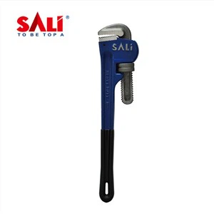 سالی ہیوی ڈیوٹی پائپ رنچ ربڑ کی گرفت کے ساتھ